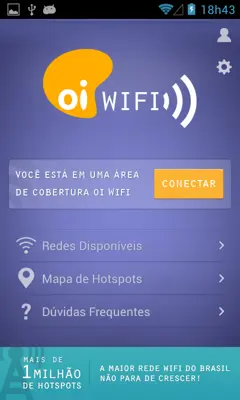 Oi WiFi android App screenshot 3